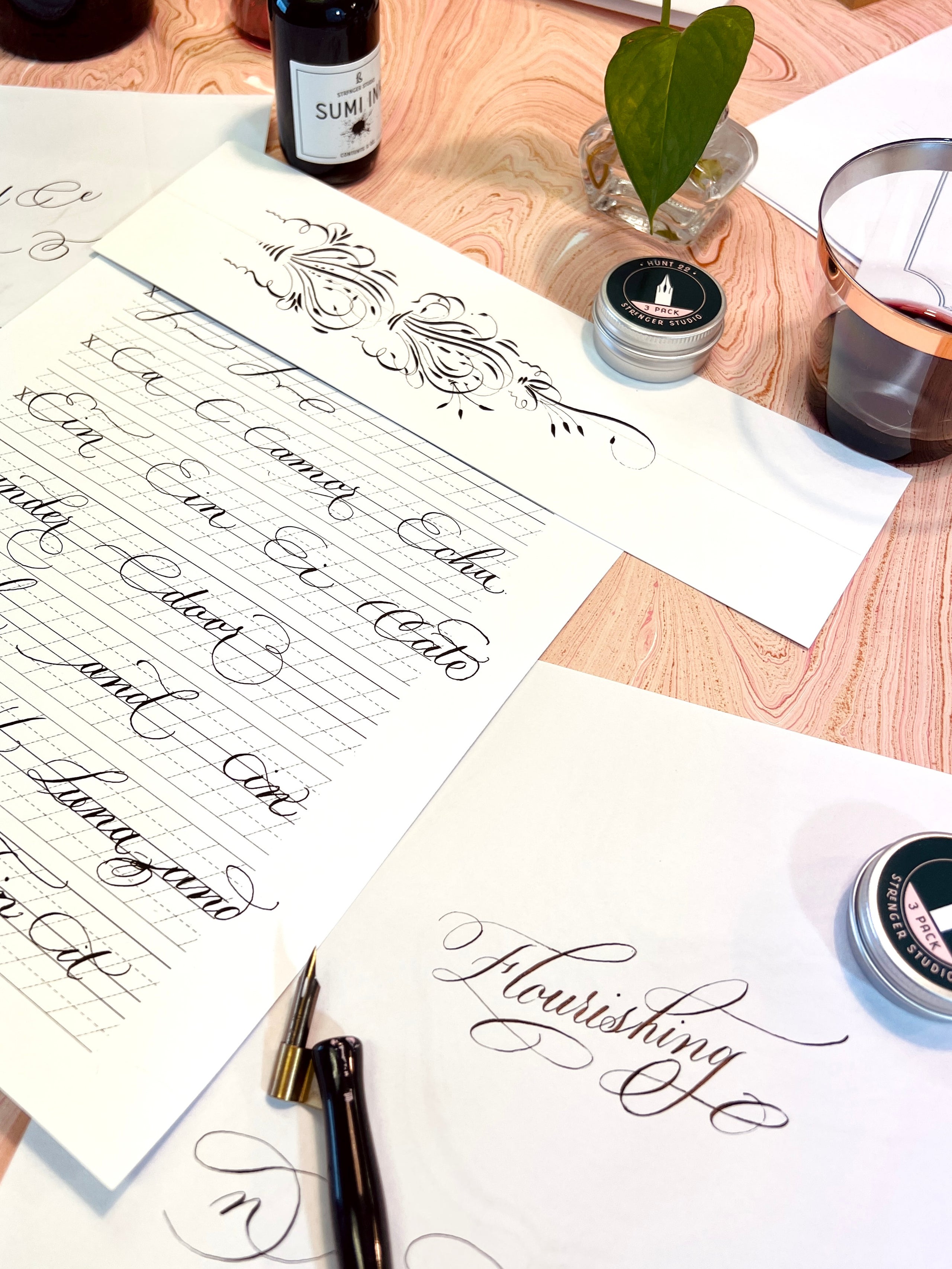 Modern Calligraphy: Brush Pen Lettering [Class in San Diego] @ Art on 30th